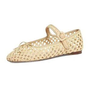 Women Bowknots Ankle Strap Mary Jane Classic Closed Round Toe Ballet Flats